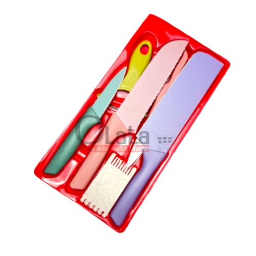 ( OJE )PISAU KERAMIK SET 6 IN1 PISAU SERBAGUNA TM-CH4297