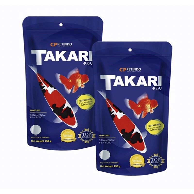 PELET TAKARI 250GR MAKANAN IKAN KOKI KOI 1MM