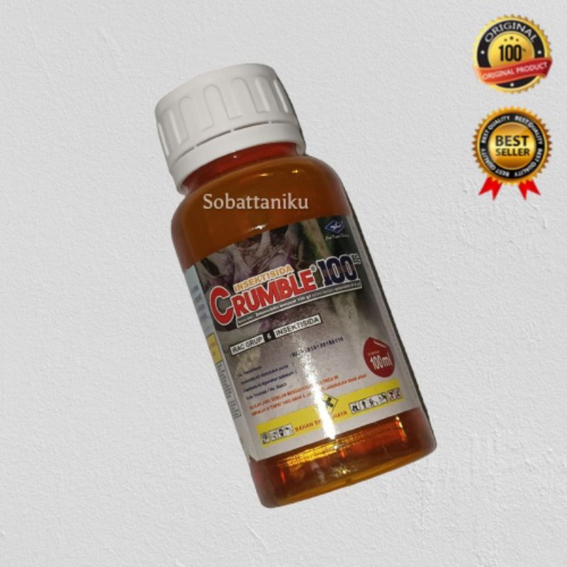 Insektisida Ulat Grayak Crumble 100EC 100 ml Emamectin Benzoat Tinggi 100g/l