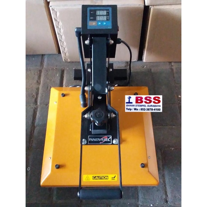 MSW Transferpresse 38x38cm - Hitzepresse Für T-Shirts Bis 250°C Mit LCD Display