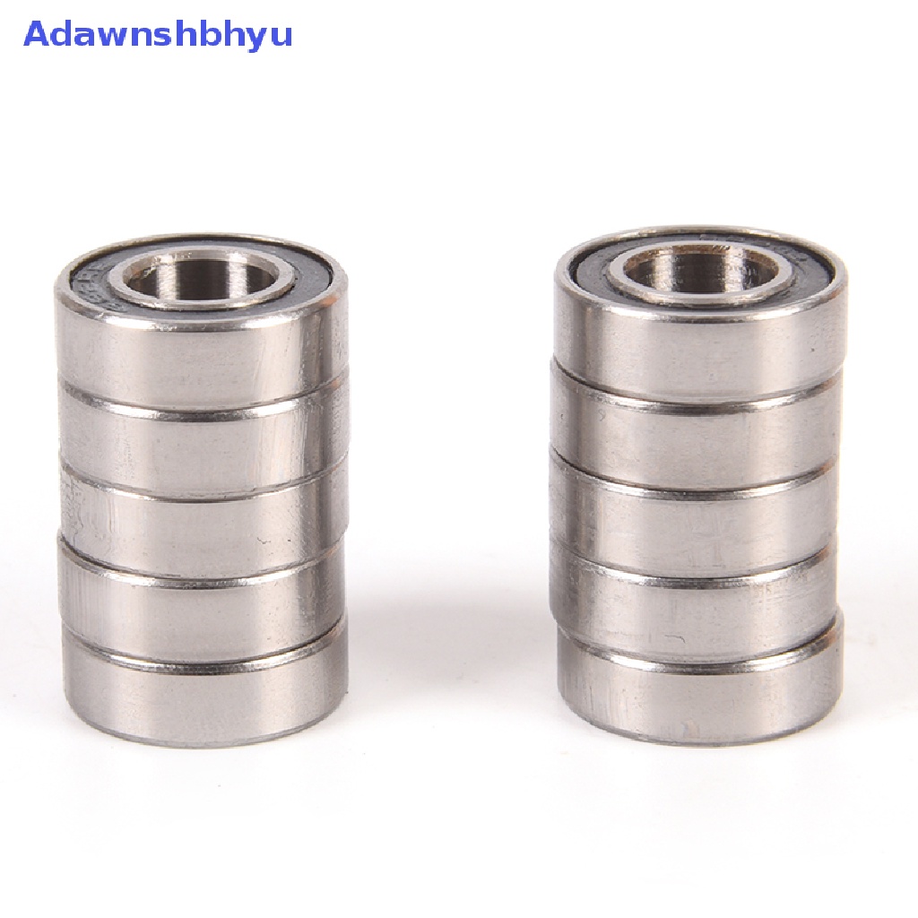 Adhyu 10PCS 688-2RS 688rs Karet Sealed Ball Bearing Miniatur Bantalan 8x16x5mm ID