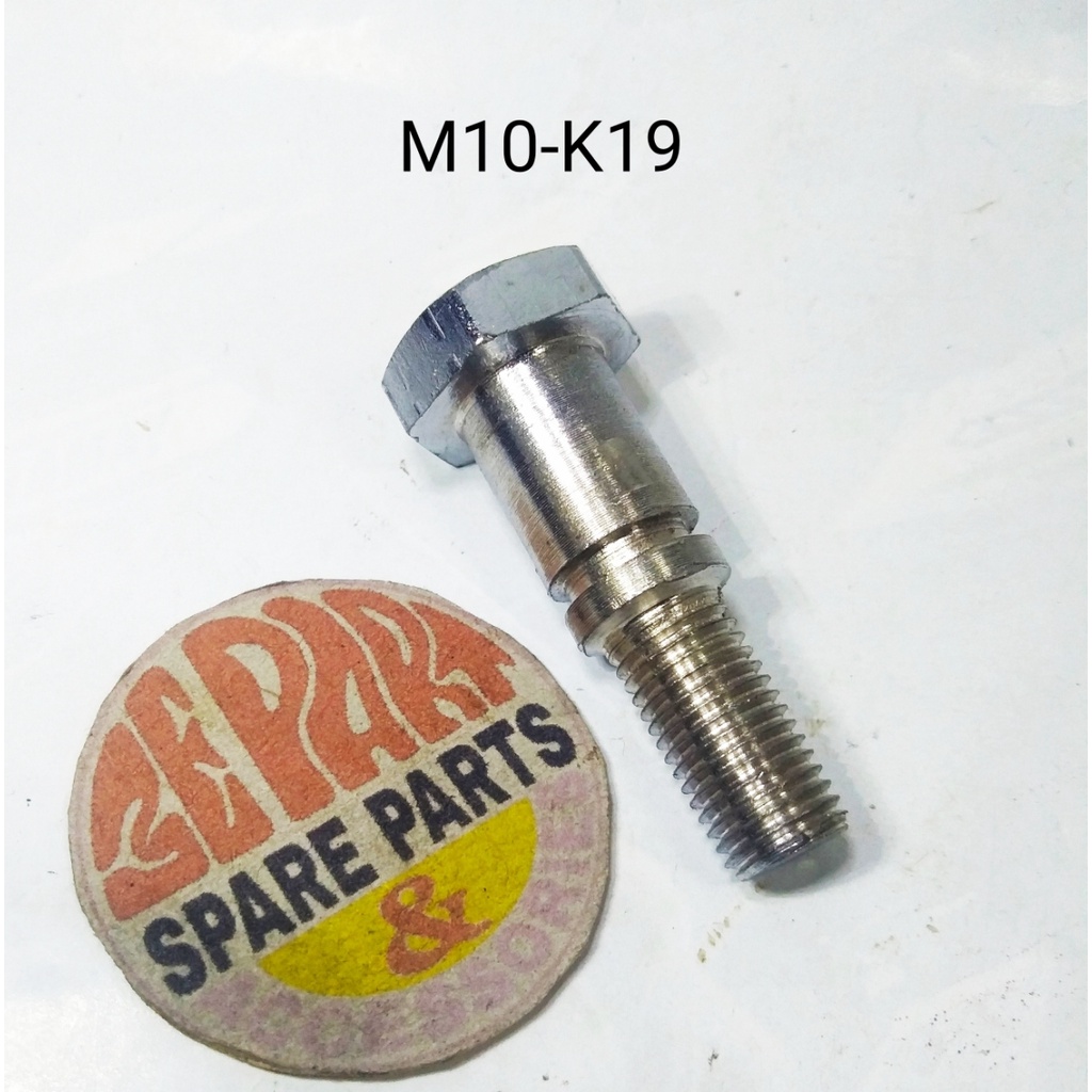 Baut As Shock Depan CB 100 K2 Honda 90 S90Z 90Z CB100 Chrome M10-K19