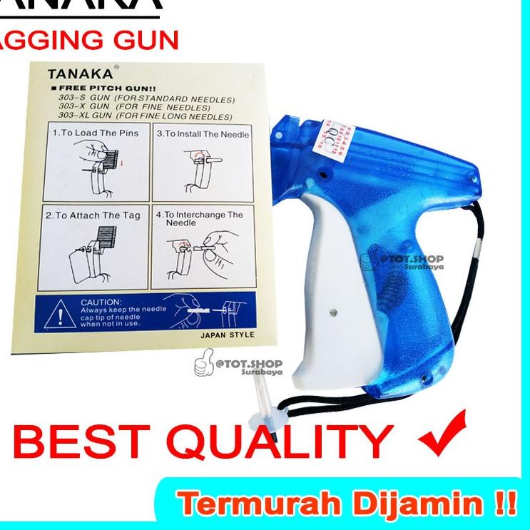 

✒✒ TANAKA TAG GUN ALAT TEMBAK PEMASANG LABEL BANDROL HARGA HANG TAG TAGGING Laundry Pasang Label