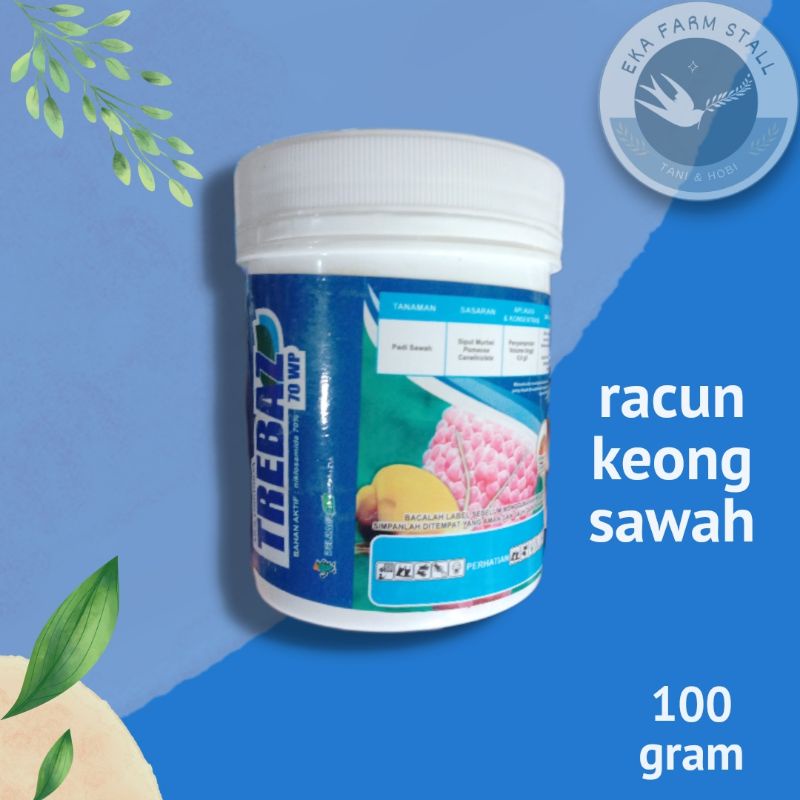 TREBAZ 70WP 100 GRMOLUSKISIDA RACUN PEMBASMI KEONG