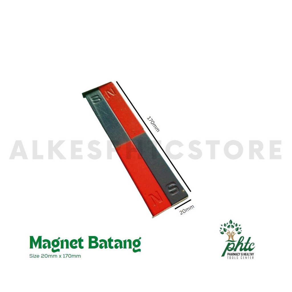 Magnet Batang 20mm x 170mm - Sepasang l Magnet Persegi Panjang 2cm x 17cm