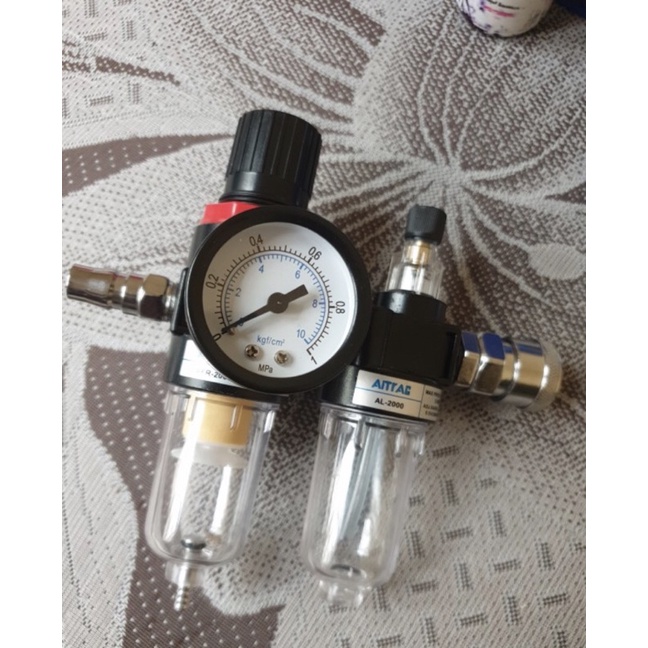 filter kompresor 1set manometer coupler