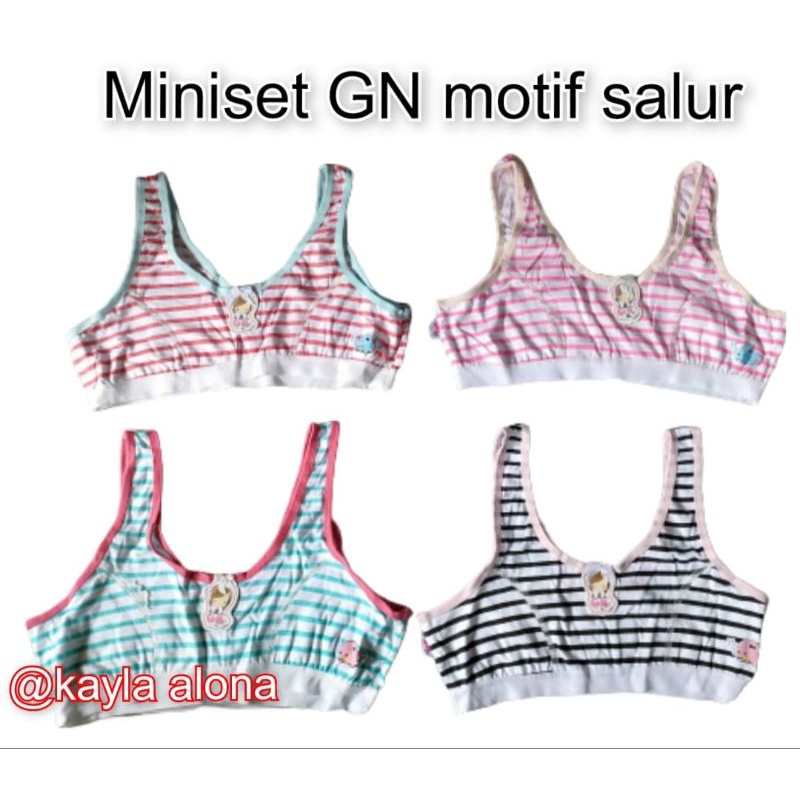 MINISET ANAK MOTIF SALUR &quot; GN &quot; ( Tanpa Busa )