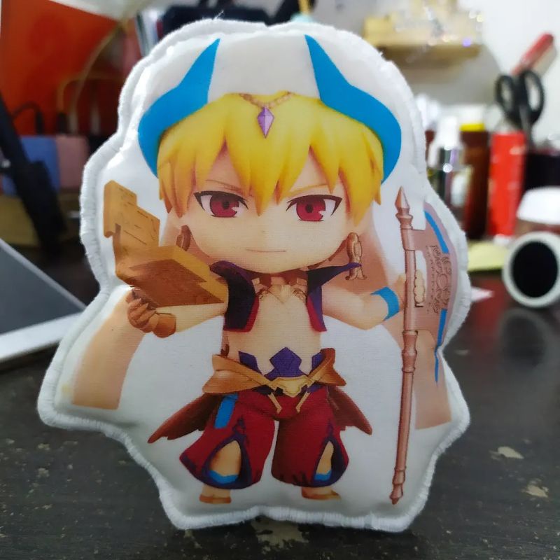 Ready Best Cute Collection Boneka Bantal Nendoroid Gilgamesh Caster Nitocris Fate Grand Order FGO An