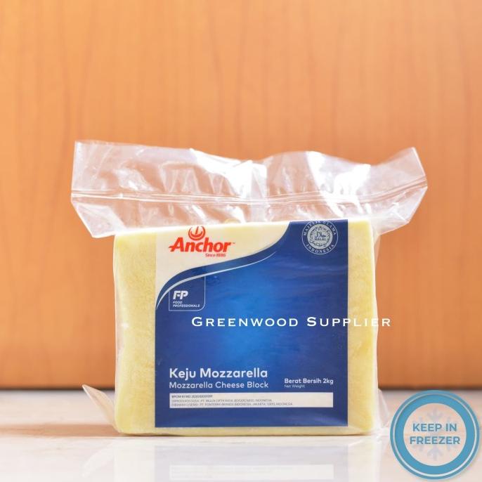 

Keju Mozzarella Anchor / Anchor Mozzarella Cheese 2KG TERLARIS TERPERCAYA ORIGINAL