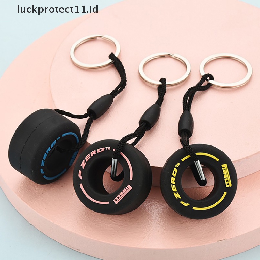 /Fashion Hot// Fashion// F1 Souvenir Balap Gantungan Kunci Ban Mobil Hadiah Gantungan Kunci Mobil Mini Unisex Key-Ring.