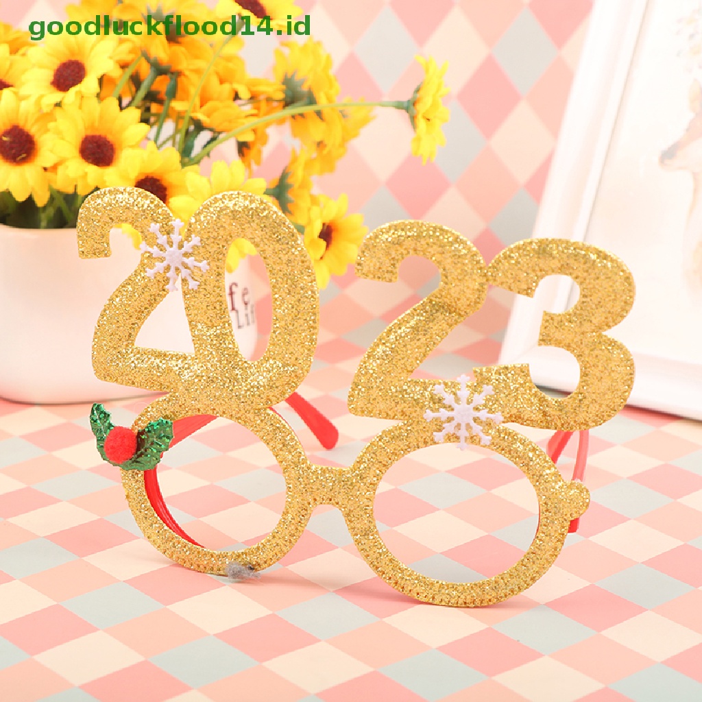 [GOOGFOUR] Frame Kacamata 2023bingkai Kacamata New Year Frame Kacamata Prop Dekorasi [TOP]