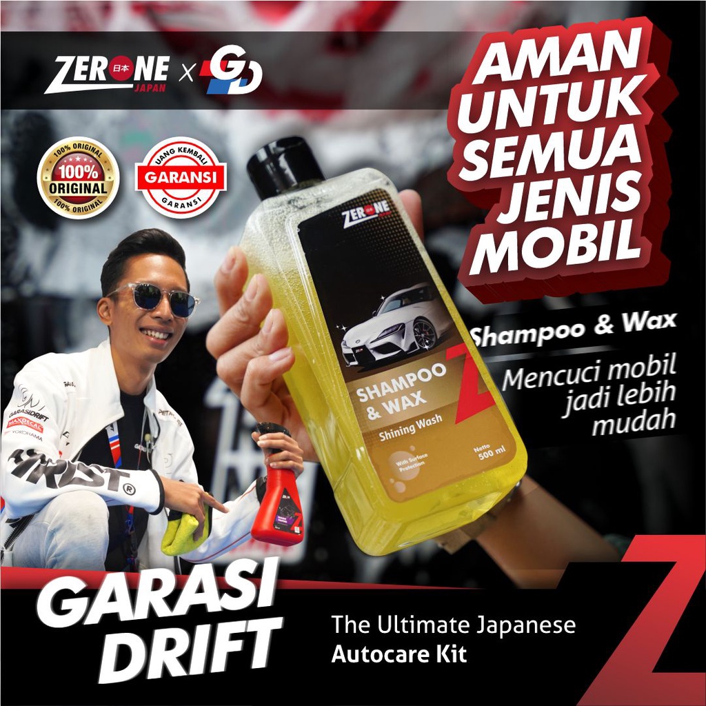 Shampoo Mobil Car Wash dengan Wax 500 ML