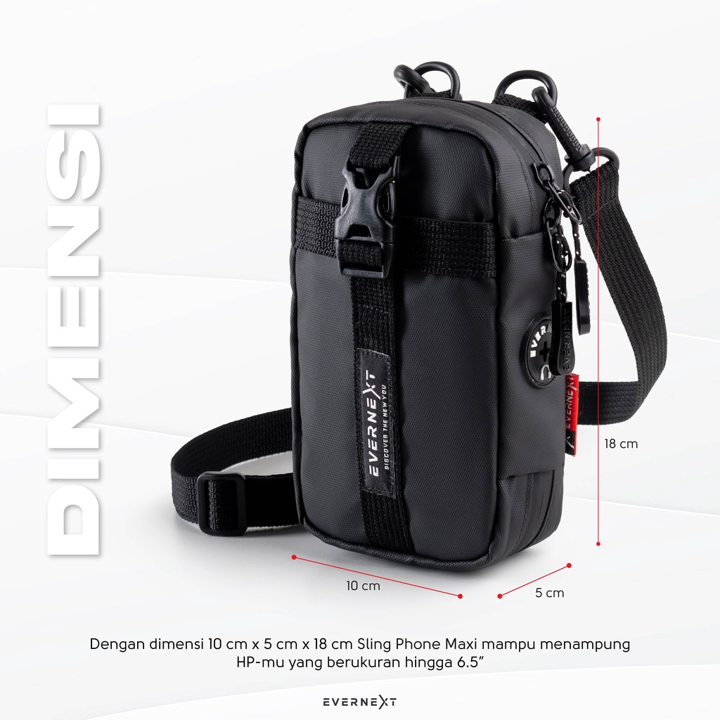 Best seller!!! Tas sling phone unisex pria wanita multifungsi pouch bag waterproof sling wallet dompet hp 6.5 inch anti air tas selempang handphone pria waterprof tas sling bag kartu atm stnk dan uang receh cash tas slingbag kalung leher hp android