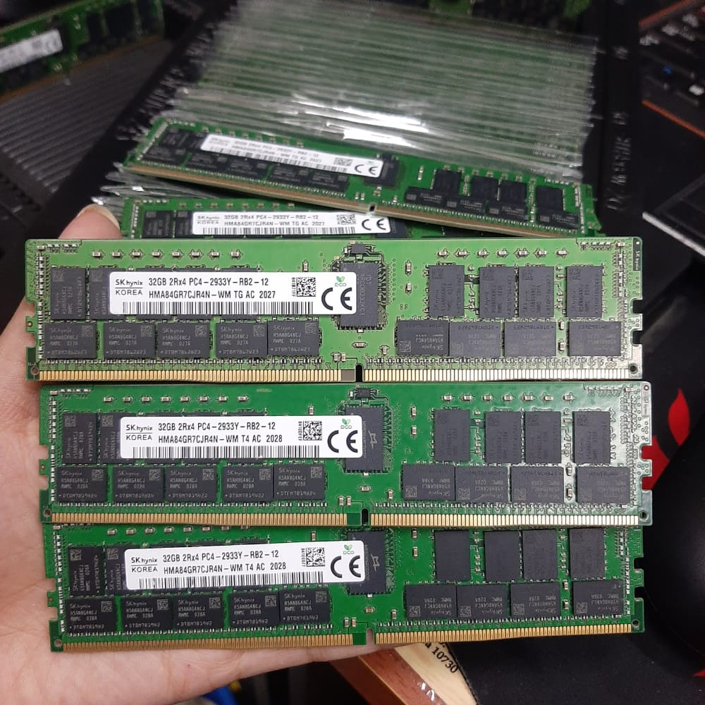 Memory Ram Server Xeon 32Gb 2Rx4 PC4-2933Y DDR4 FOR DELL R740/R640 khusus buat server for xeon