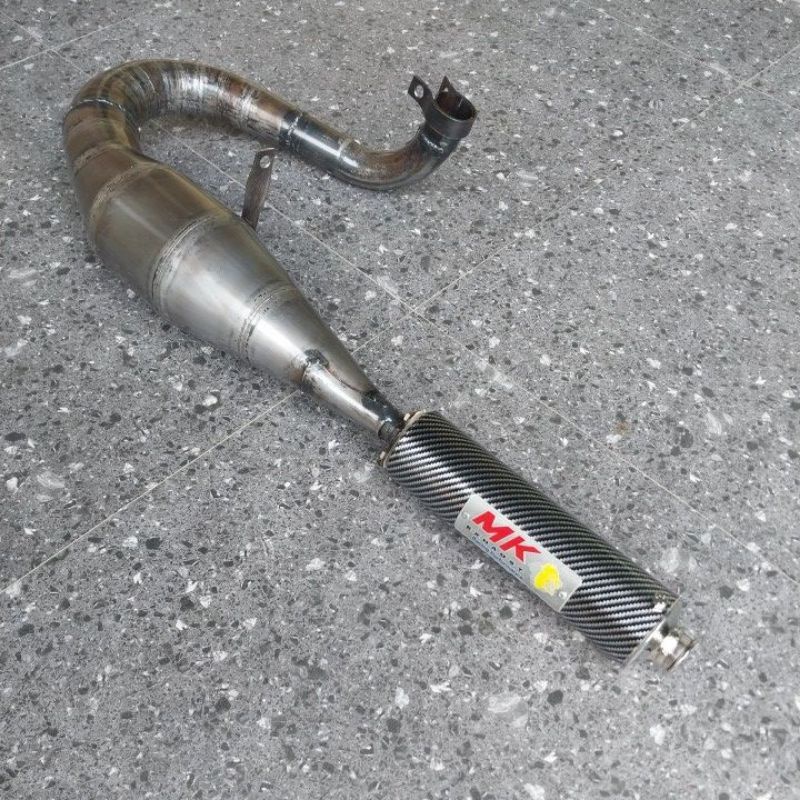 Knalpot vespa kiri tune up competisi by mk racing