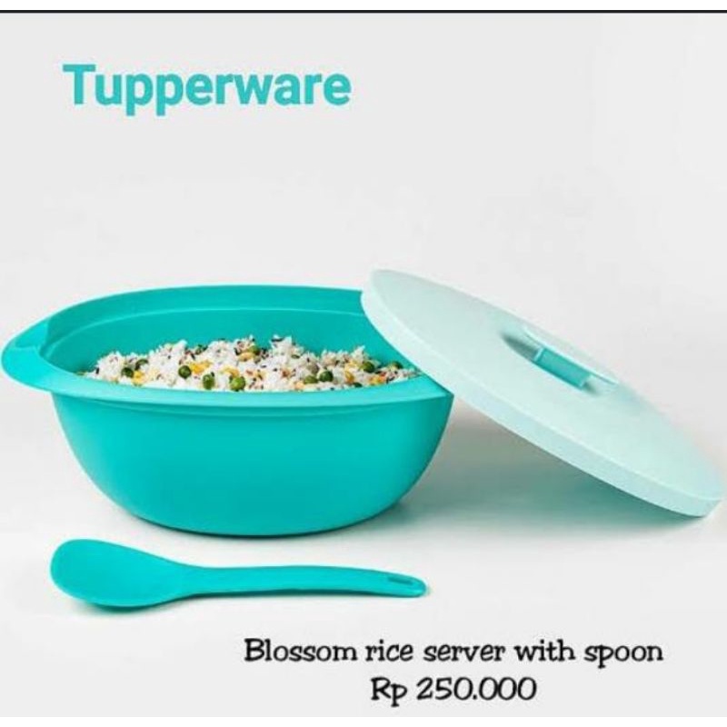 blossom rice server tupperware / tempat nasi tupperware