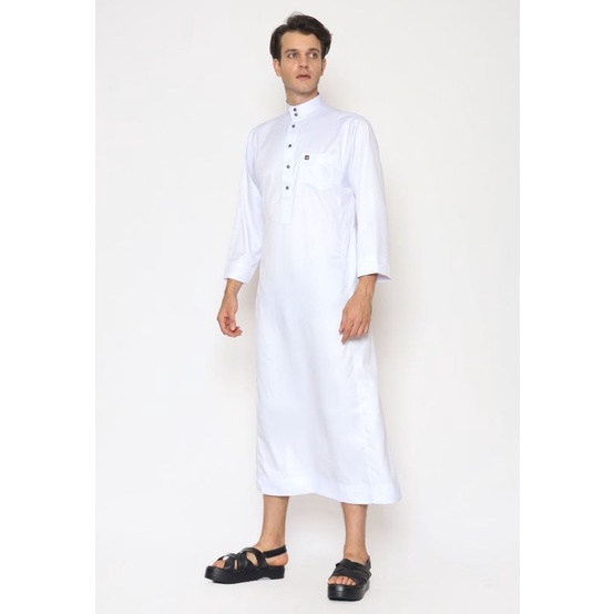 Gamis Putih | Jubah Al-Luthfi Muslim Wear Terbaru