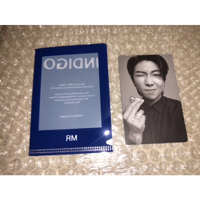 (Ready) RM (BTS) - [Indigo] Official L-Holder & Photocard Weverse Benefit (Baca Deskripsi)