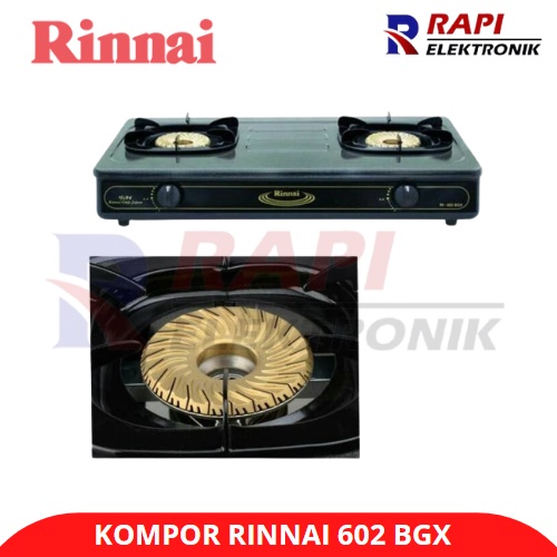 KOMPOR RINNAI 602 BGX / API TORNADO 2 TUNGKU