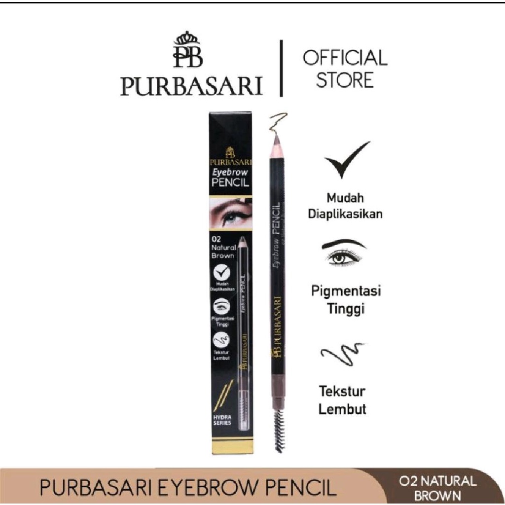 PURBASARI EYEBROW PENCIL HYDRA SERIES 1GR