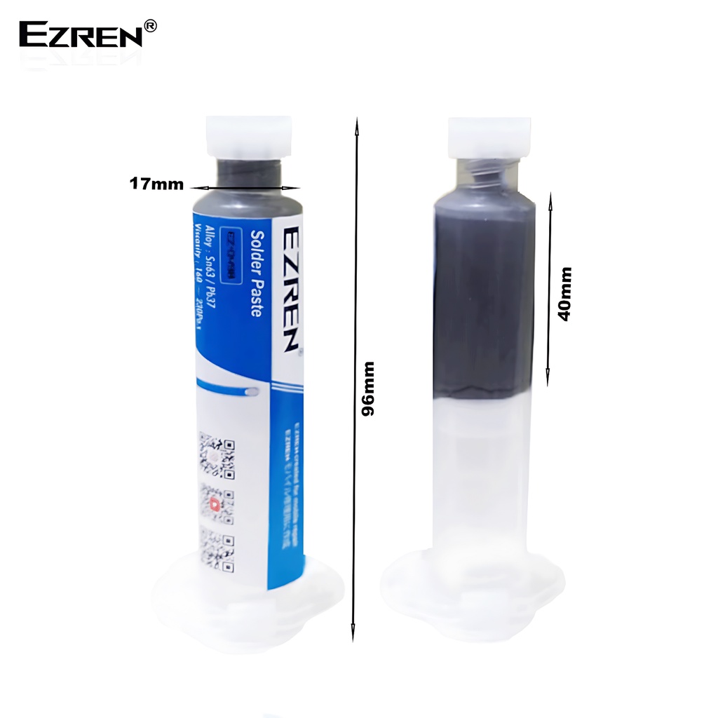 Ezren EZ-0498 Solder pasta 183℃ 10cc &amp; Timah Cair Mobile Repair