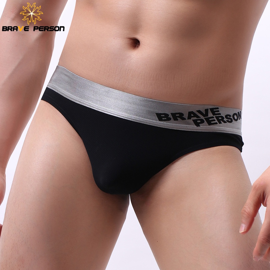 BRAVE PERSON Men's Sexy Briefs Fashion Underwear Men Briefs Gay Underwear Colorful Briefs for Men