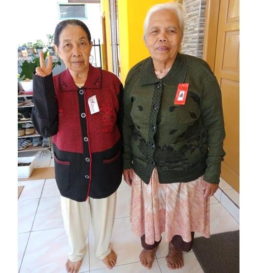 Chekout Jaket rajut emak nenek / manset rajut ibu bahan import tebal premium sweater wanita casual j