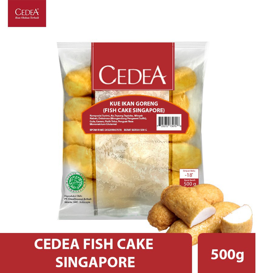 

Cedea Fish Cake Singapore 500 gr