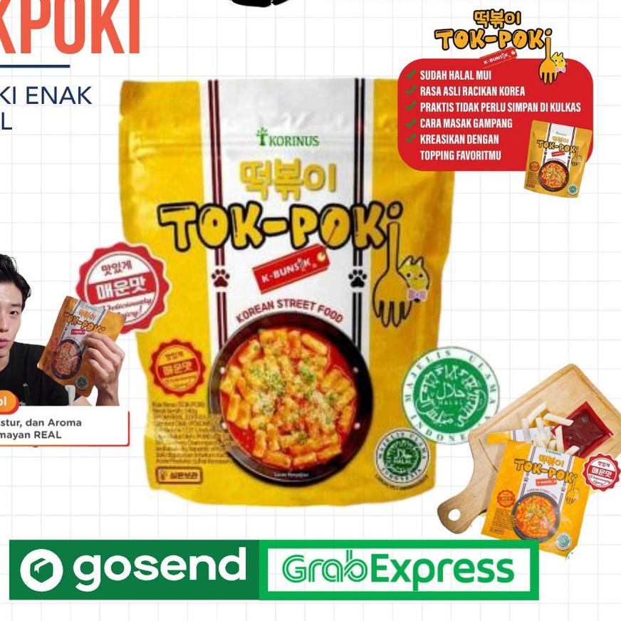 

READY ✅K - BUNSIK TOKPOKI / TTEOKBOKKI / TOPPOKI / TOK-POKI INSTAN HALAL MUI|SQ1