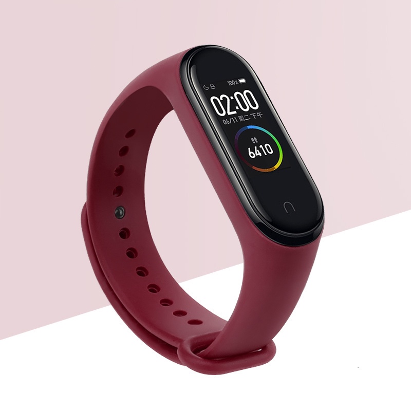 Xiaomi Band Tali Silikon Mi Band 6 5 4 3 TPU Soft Strap M6 M7 Smartwatch Tali Pengganti