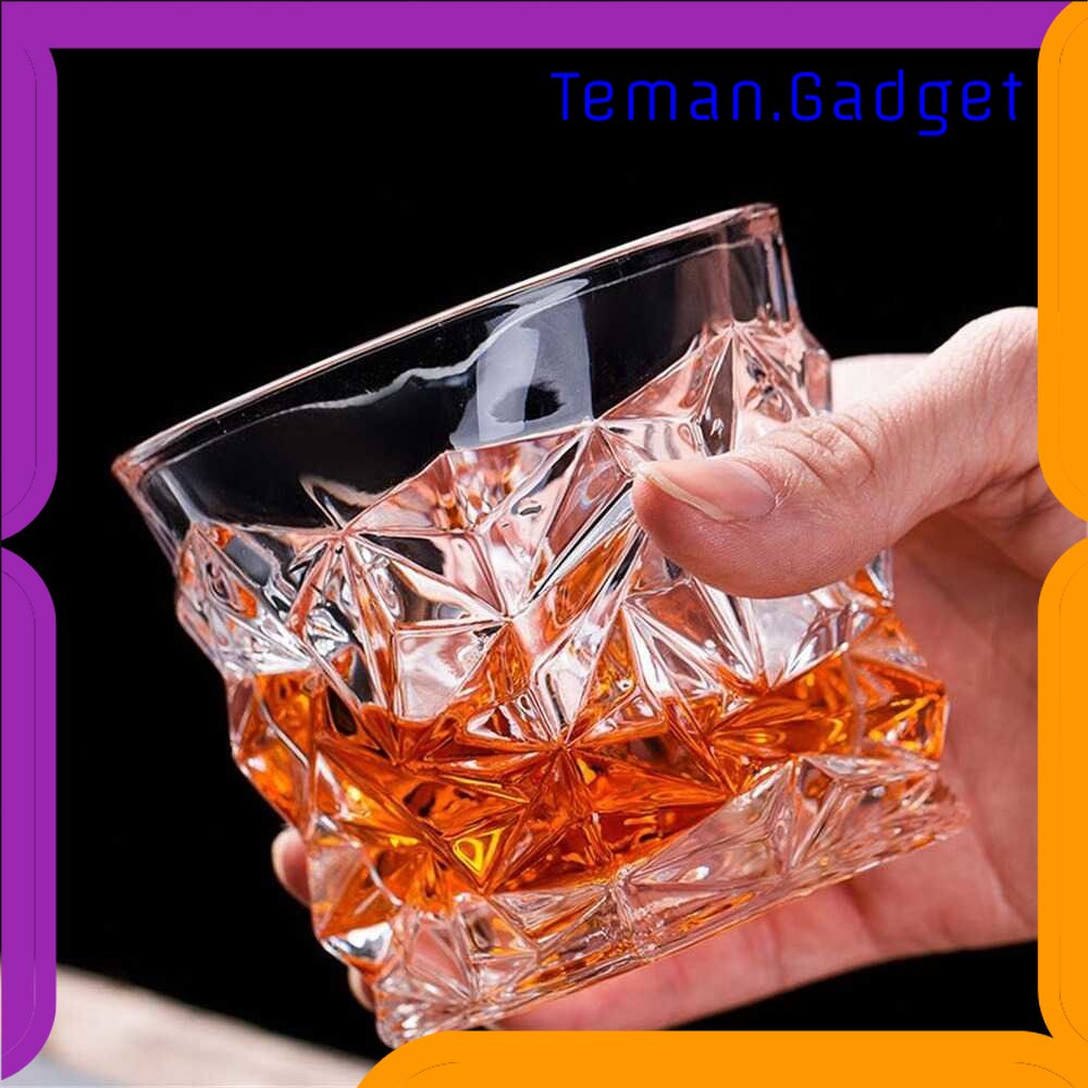 TG - DPR Mr.Burning Gelas Cangkir Whiskey Wine Crystal Glass Cup 294ml - NRB38