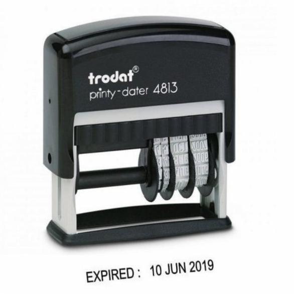 

Terlaris Stempel Tanggal Expired Kadaluwarsa untuk Kemasan Plastik bonus Tinta Trodat Anti Luntur Termurah