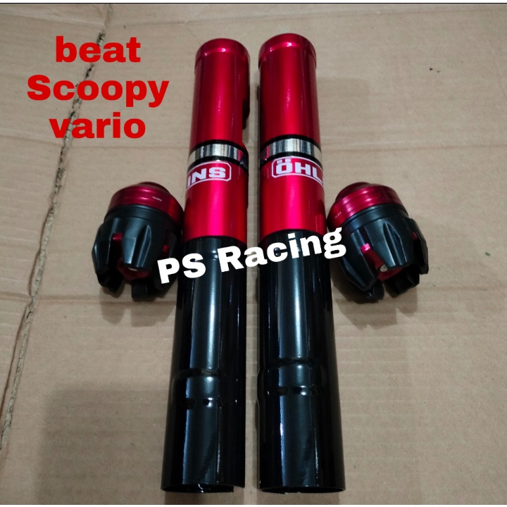 set jalu as+cover shock depan vario beat scoopy-MERAH-GOLD-BIRU *