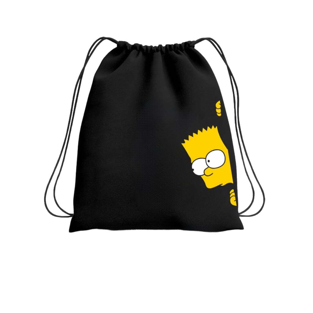 Tas serut olahraga motif gambar bahan taslan anti air
