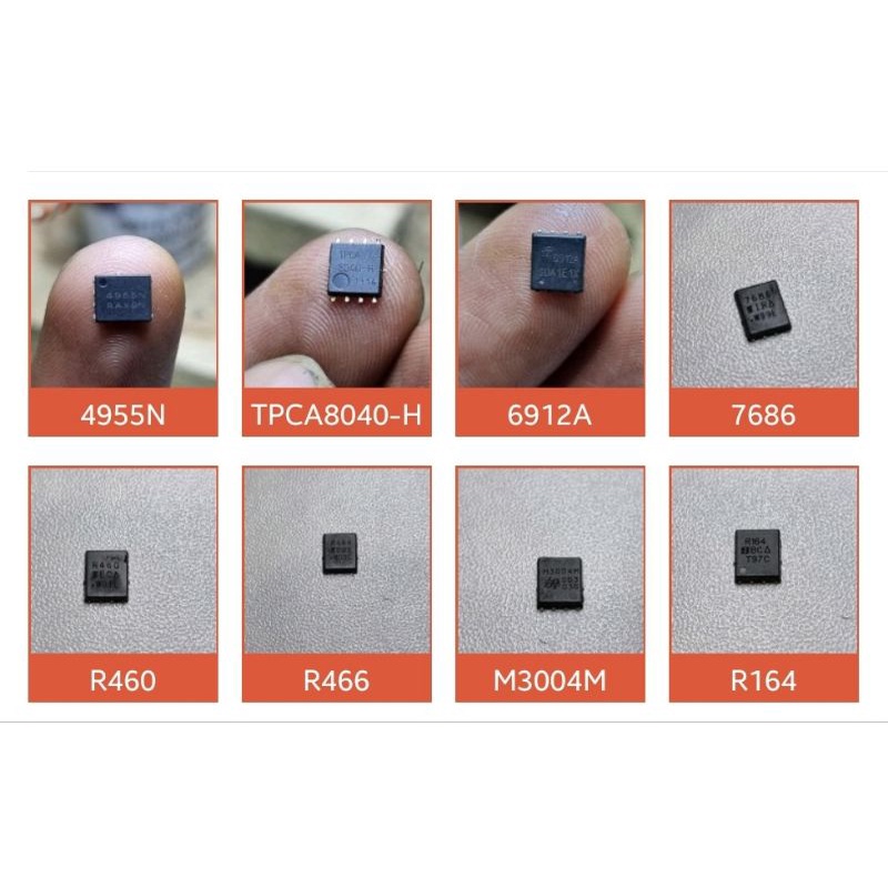 IC MOSFET ON SEMICONDUCTOR TPCA8040-H/6912A/R460/R466/R164/TCPA /8028H/AB15DF/Dk44CE/4419N ORIGINAL 