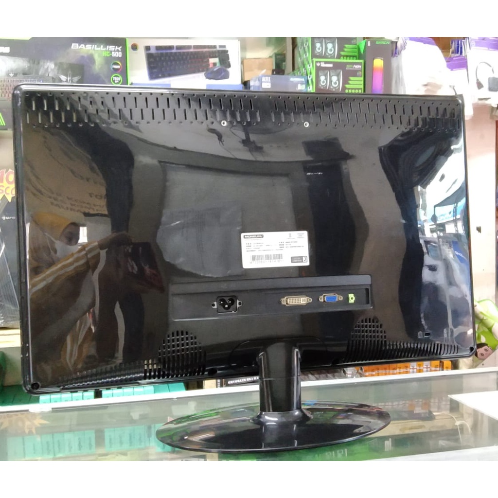 Monitor LED Moneual 24 Inch PC CCTV / Monitor Komputer LED 24inch