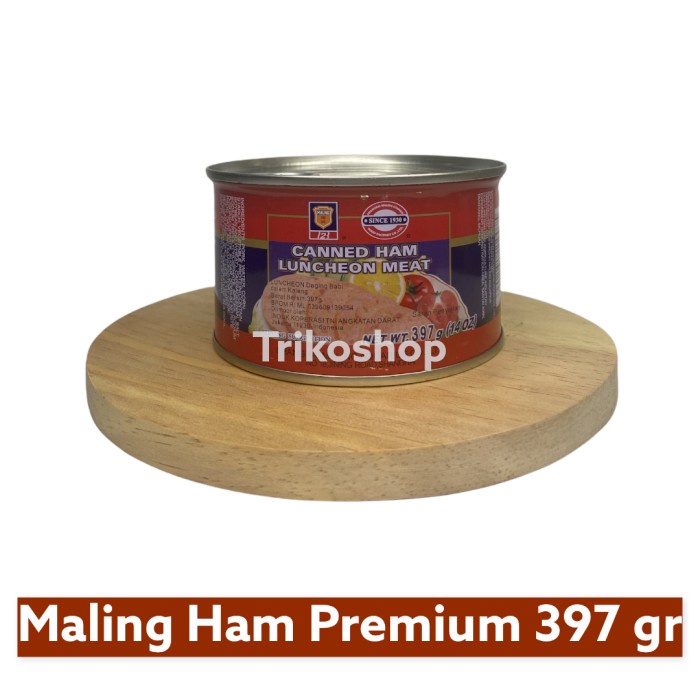 

Maling Canned Ham Luncheon Meat Premium 397Gr Tx0555