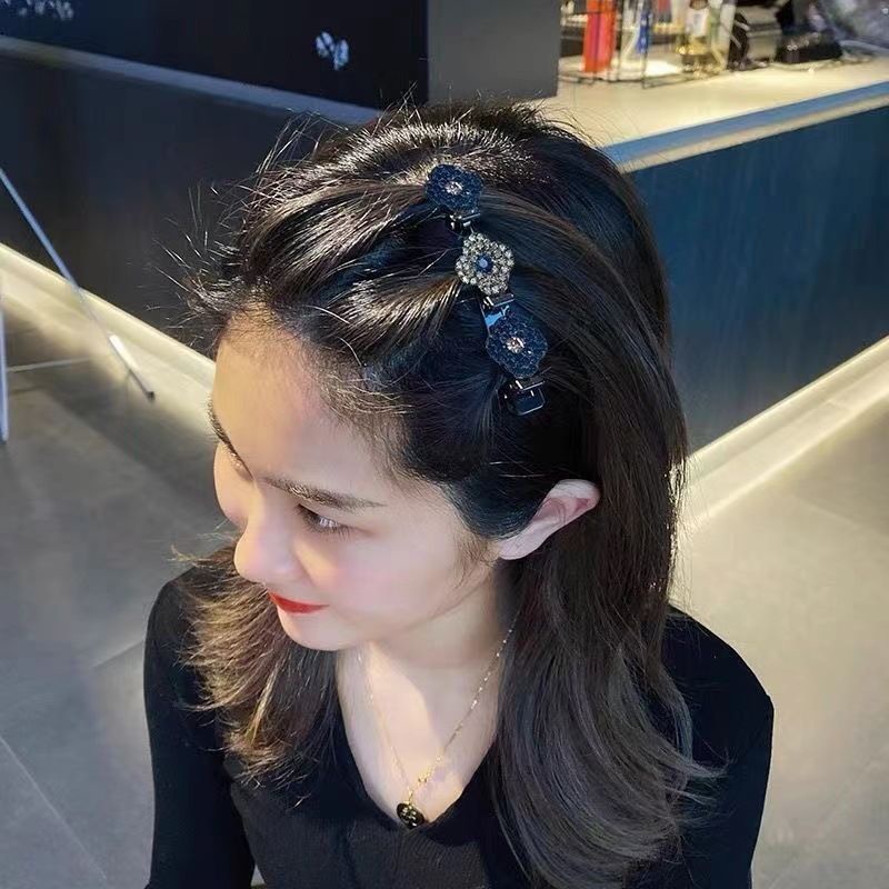 NEW Jepit Rambut Wanita Elegan Zirkon Kristal Style Korea Fashion High Quality Import