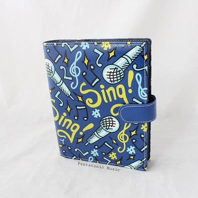 

SING RING BINDER MOTIF MUSIK SING MICROPHONE HADIAH KADO UNIK BUKU