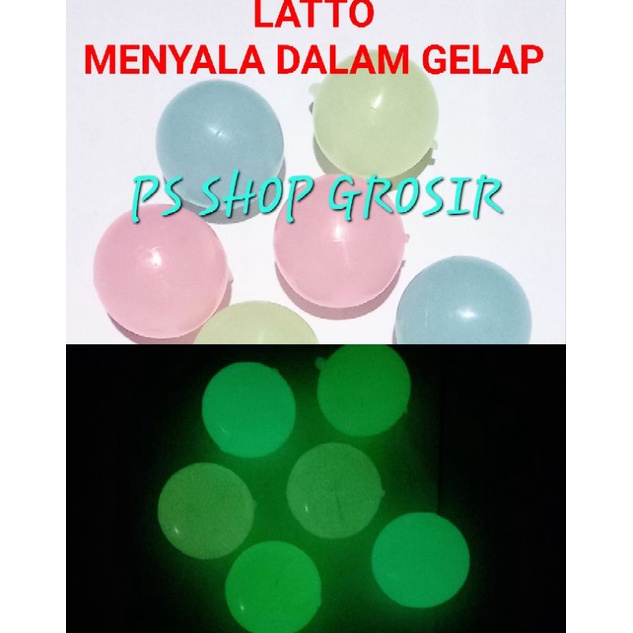 ETEK ETEK MENYALA DALAM GELAP GLOW IN THE DARK / TEK TEK / LATTO LATTO / KATTO KATTO