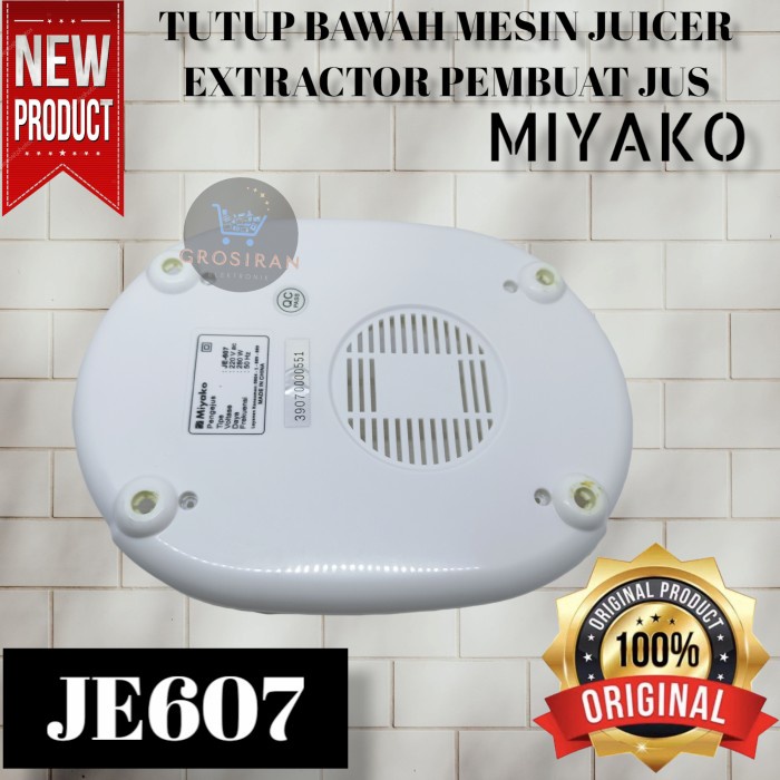 Tutup Bawah Mesin Miyako Juicer Extractor Je607 Je 607 Pembuat Jus #Original