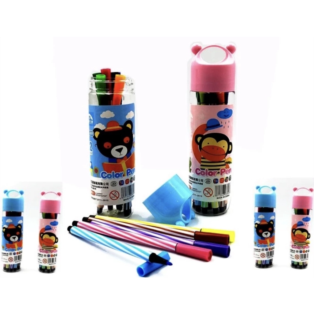 12 PCS CAT Pencil SPIDOL Warna Warni Pasifik UNIK Lucu Bagus Viral Mainan Buat Anak anak Metalik 12 COLOUR untuk Dipilih 0.7Mm Titik Ekstra Halus Pena Tahan AIR Water Minyak OIL Lengkap Permanen Pada Batu Logam Kaca Kayu Album DIY BLUE YELLOW ORANGE NEAVY