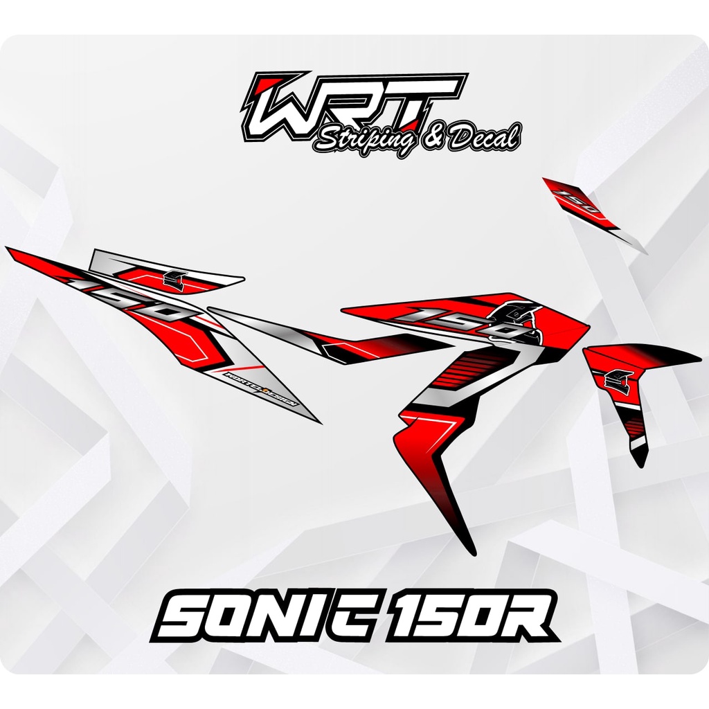 Striping Hologram Sonic 150 R - Stiker Lis Decal Motor Sonic 150 R Simpel Keren