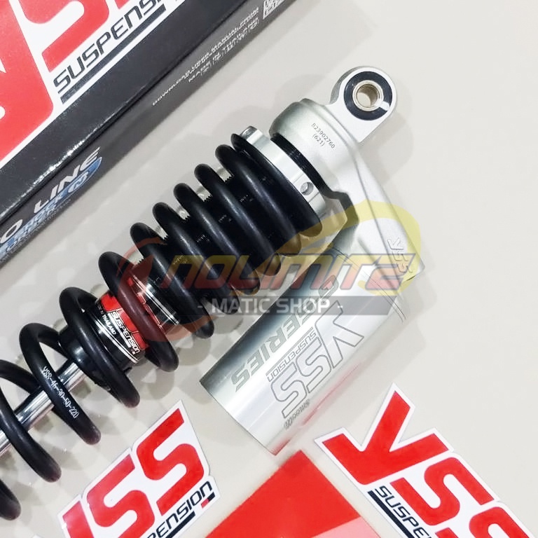 Shock YSS G Series Smooth Silver Edition 340mm Shockbreaker Vario 160