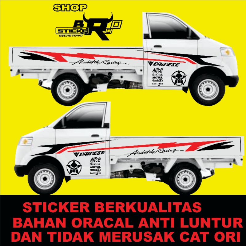 CUTTING STICKER MOBIL GRAND MAX, LIS MOBIL GRAND MAX, STRIPING MOBIL GRAND MAX TRD, STICKER GRAND MA
