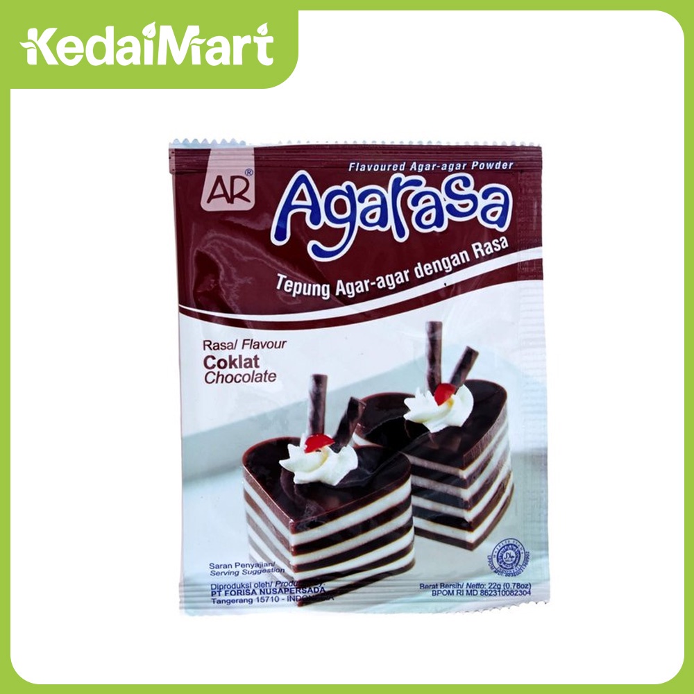 

Agar-agar Agarasa Coklat 22 Gram