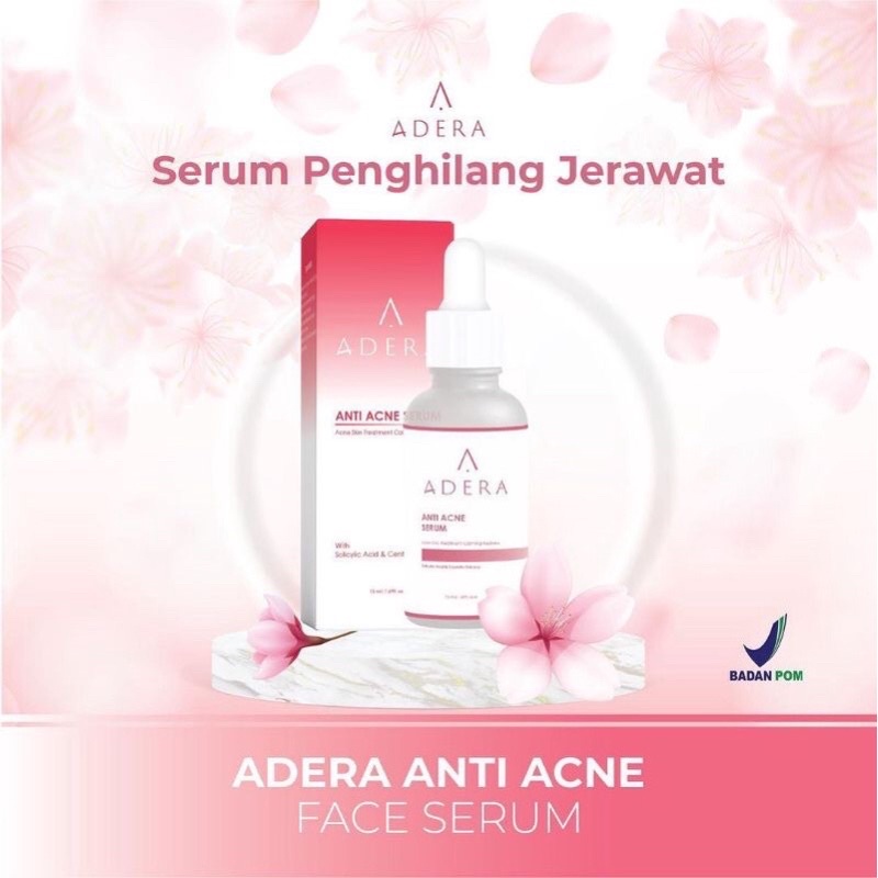 Adera Skincare | Adera Serum | Adera Serum Wajah Glowing Putih Bersih Bebas Jerawat Kusam Flek Binti