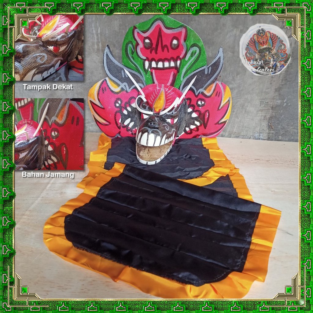 Barongan Black Devil | Barongan Hitam | Barongan Mainan Anak | Mainan Anak | Barongan Spons