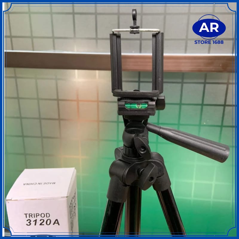 Tripod 3120 Black Edition untuk Camera dan Handphone Free Holder U -AR STORE1688