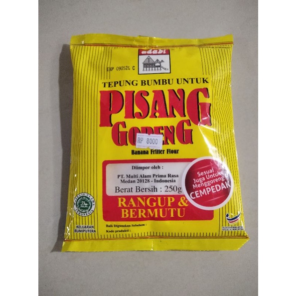

Tepung pisang goreng